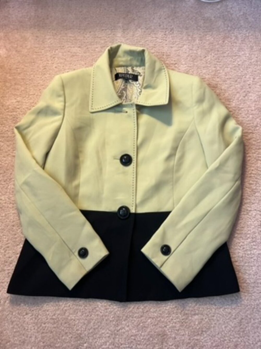 Kasper Women's Green and Black Blazer